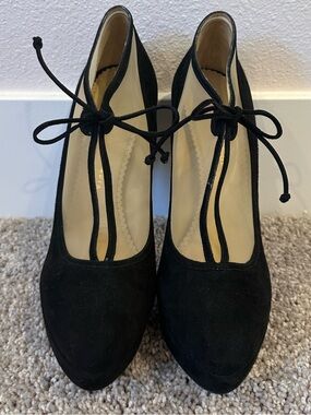 Charlotte Olympia Natalia Lace-Up Ankle Bootie